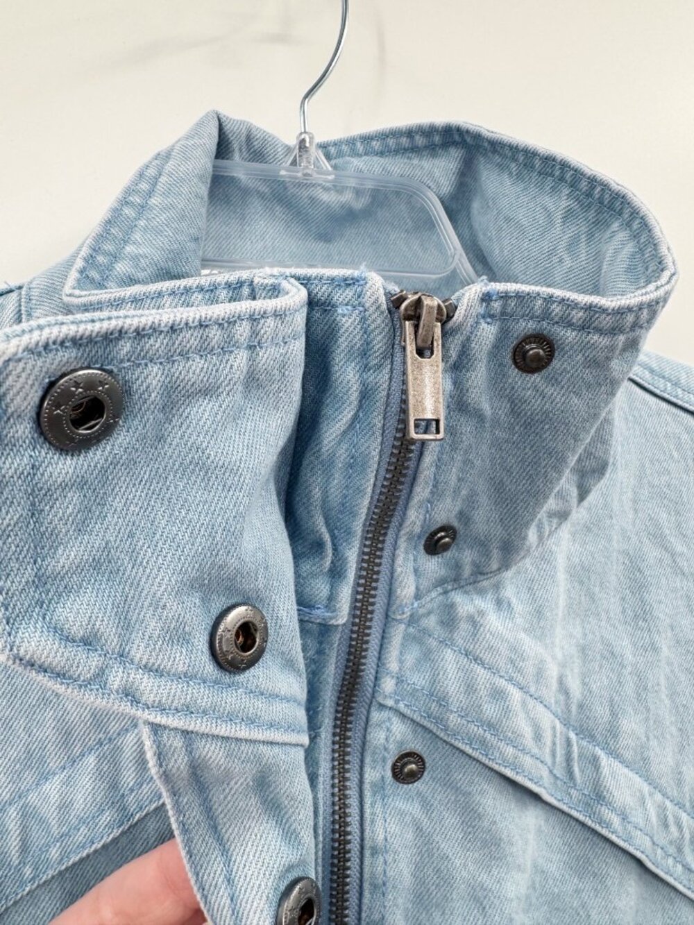 NEW KBB by KAHLANA Women's 'The Denim Bomber Jacket' - Medium Wash - Medium - Picture 7 of 11